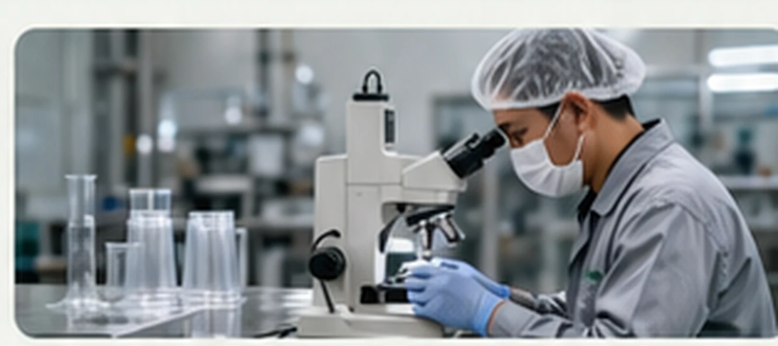 Pemeriksaan kualitas di laboratorium Wingoh