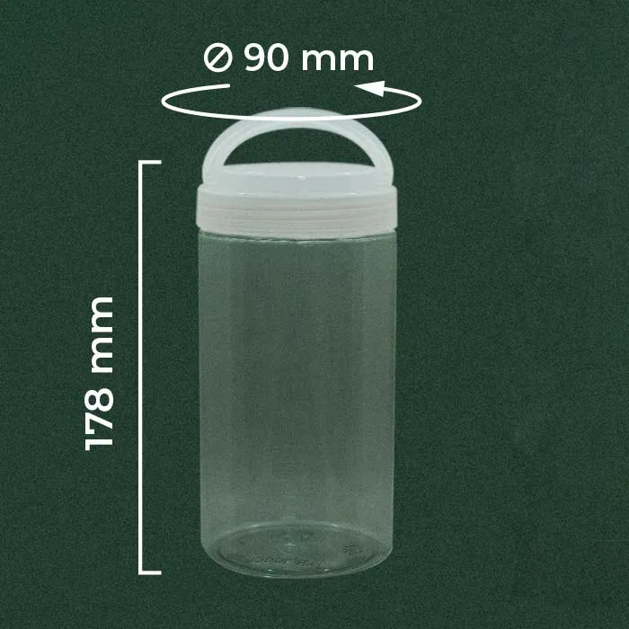 Toples Plastik 1L Tinggi Handle | Wingoh Albindo