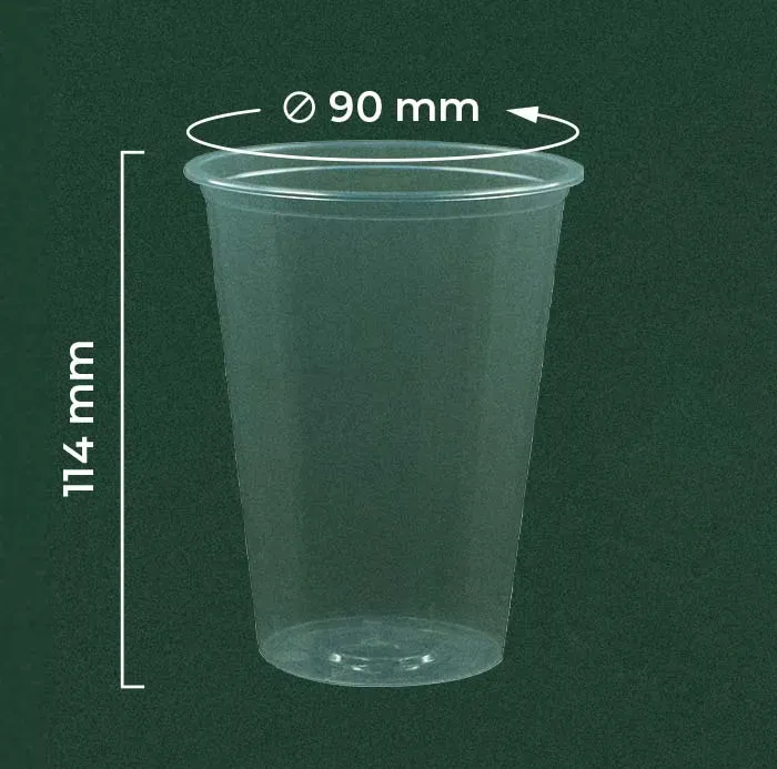 Thinwall Cup Bening 400ml | Wingoh Albindo