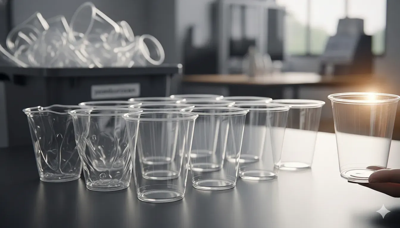 Strategi anti-limbah dalam produksi cup plastik — regrind management dan kontrol kualitas