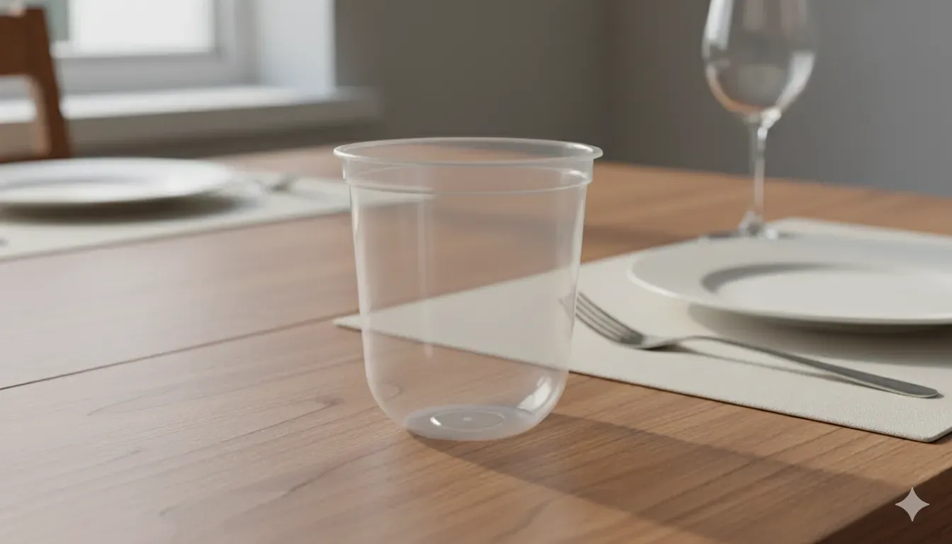 Desain ergonomis cup plastik masa depan yang menggabungkan kenyamanan genggaman dan material ramah lingkungan