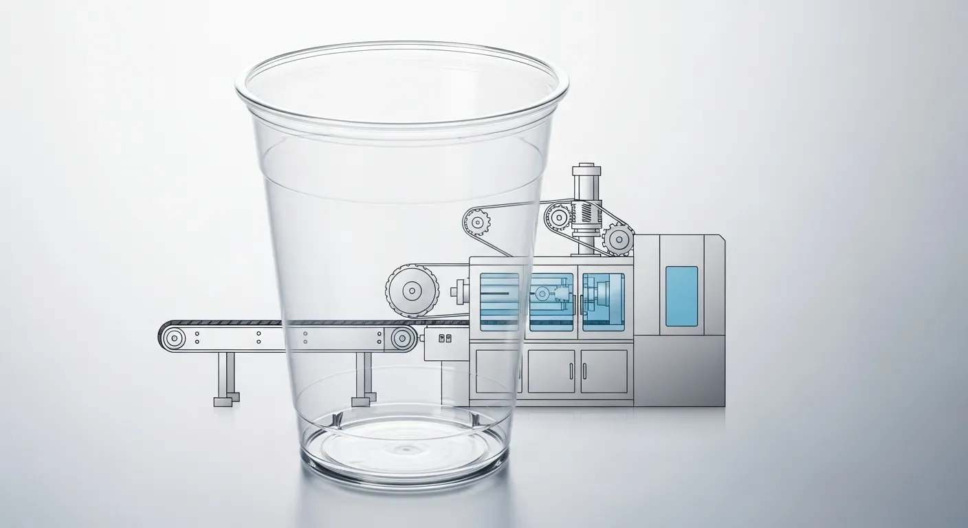 Pemilihan bahan baku resin PP food-grade dan mesin injection molding untuk produksi cup plastik