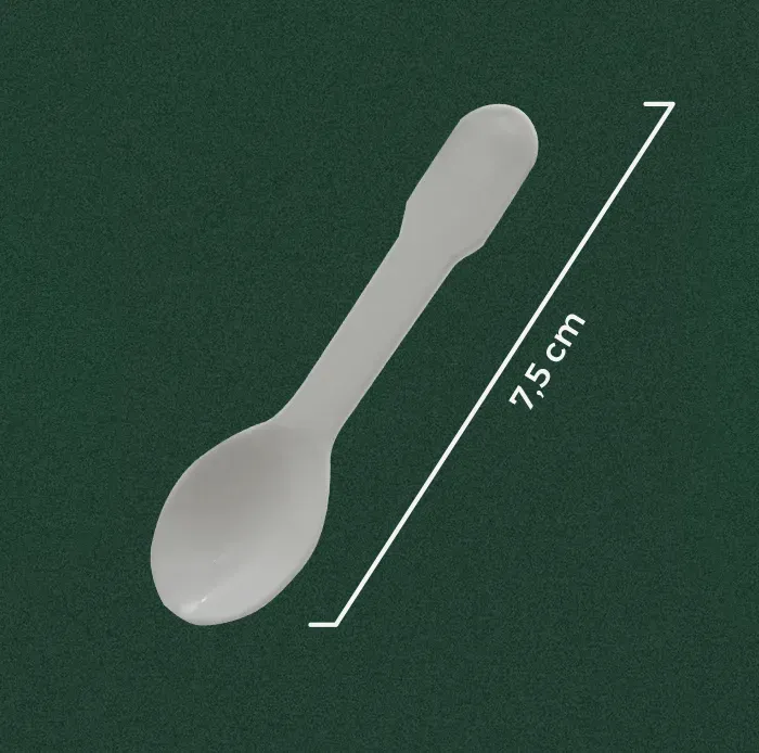 Sendok Es Krim Plastik 7.5cm | Wingoh Albindo
