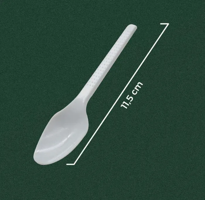 Sendok Kopi Plastik 11.5cm | Wingoh Albindo