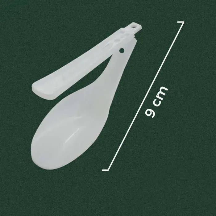Sendok Lipat Plastik 9cm Saku | Wingoh Albindo